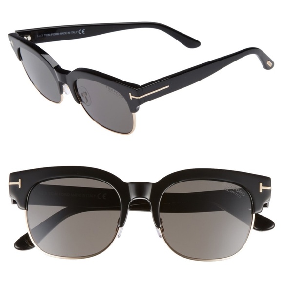 Tom Ford Other - New TOM FORD Harry Square Black Sunglasses